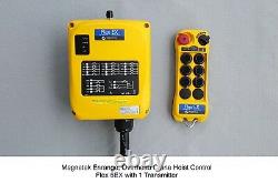 Magnetek Flex 6EX Gen1 Overhead Crane Hoist Radio Remote Control system with 1-TX