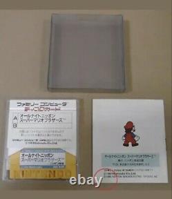 Mario Brothers Famicom disc system All night Nippon 1986 USED limited Rare
