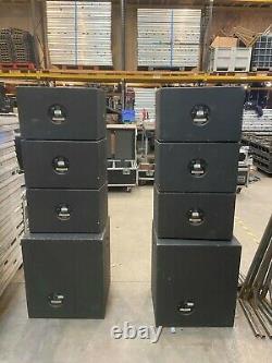 Martin Audio 6 x ICT300 / 2 x ICS300 system and controller including flightcases
