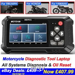 Motorcycle OBD2 Scanner All System Diagnostic Tool Code Reader Laptop Triumph UK
