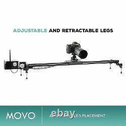 Movo Motorized Slider System withWireless Controller & Live Video / Timelapse Mode