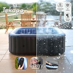 Mspa Tekapo Hot Tub 4-6 Person Inflatable Bubble Spa Square 2 Year Warranty