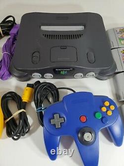 N64 Nintendo 64 System Console Bundle with Two Controller's, 10 games Smash Bros