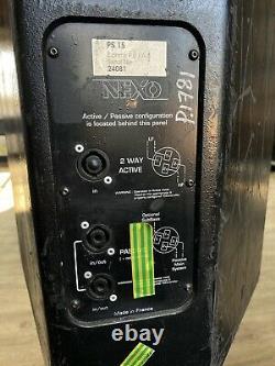 Nexo Ps15 System With EV P3000 RL Amps, Nexo Controller, Flight Cases & Cable