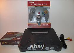 Nintendo 64 N64 Console System with New Controller & Hookups Bundle NUS-001
