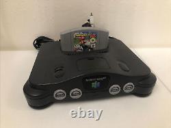 Nintendo 64 N64 System Console Bundle lot with 1 Controller and Mario Kart 64