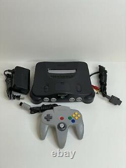Nintendo 64 N64 System Console & Cables Controller Tested & Cleaned