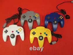 Nintendo 64 System Video Game Console With 4 Controllers Very Good 9410