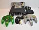 Nintendo 64 Black Game System Nus 001 (usa) With 2 Controllers, 3 Games Made Japan
