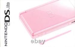 Nintendo DS Lite Pink Video Game Console Boxed + GAMES BUNDLE