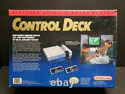 Nintendo Entertainment System Action Set Console Gray Control Deck Boxed CIB