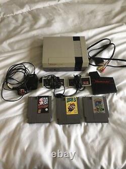 Nintendo Entertainment System Bundle 2x Controllers And Games Tested PAL