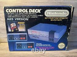 Nintendo Entertainment System NES Console Bundle 2 Controllers & 3 Games PAL