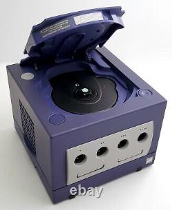 Nintendo GameCube DOL-001 Gaming System INDIGO Console 2 Controller Bundle GCN