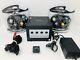 Nintendo Gamecube Game Console Black System Bundle Cleaned 2 New Controllers