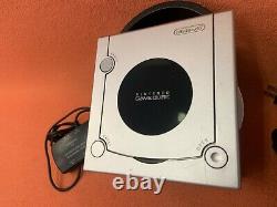 Nintendo GameCube Platinum Silver System Console Controller & Complete MLB Game