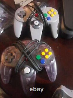 Nintendo N64 Original System Console with New ORIGINAL CONTROLLERS