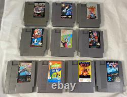 Nintendo NES 101 Top Loader Game System Console Bundle Controllers & 20 Games