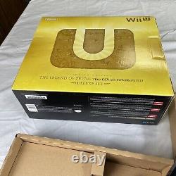 Nintendo Wii U The Legend Of Zelda Wind Waker HD Deluxe Set Console In Box CIB