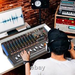 Pyle PMXU128BT Bluetooth 12 Ch. Studio DJ Controller Audio Mixer Console System