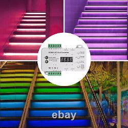 RGBW LED Stair Lighting Controller Kit Control System Motion Sensor Main Line