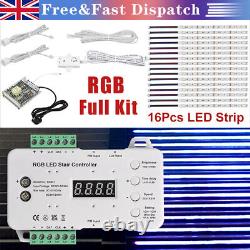 RGB LED Stair Lighting Full Kit Control System Motion Daylight Sensor Main Line