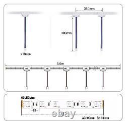 RGB LED Stair Lighting Full Kit Control System Motion Daylight Sensor Main Line