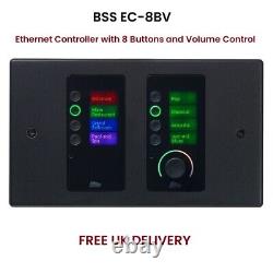 RRP £730 BSS EC-8BV Ethernet Wall Controller for HiQnet systems Black