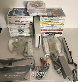 SAME DAY SHIPPING Nintendo Wii System Console 2 Sets Of Controllers GAMES+EXTRA