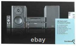 SANDSTROM 100w touch control CD Hi-Fi System DAB FM Radio, MP3, USB SHFTPPH10