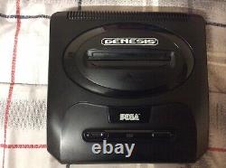 SEGA Genesis Console System Bundle Hook Ups 2 Controllers Sonic 2 BOX Complete