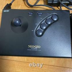 SNK NEO GEO AES Console System with 2 Controllers & Lot 6 Games Tested Perfect