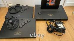 SNK NEO GEO AES Console System with 2 Controllers & WORLD HEROES PERFECT Tested