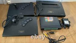 SNK NEO GEO AES Console System with 2 Controllers & WORLD HEROES PERFECT Tested