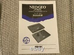 SNK NEO GEO AES ROM Console System Controller Adaptor NEO-0 Japan Tested Working
