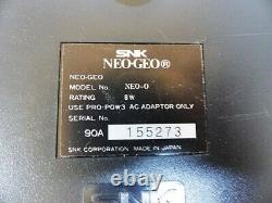 SNK NEO GEO NEOGEO ROM Console System AES Console controller used