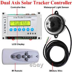 SZMWKJ Single/Dual Axis Solar Tracker Controller DIY Solar Panel Tracking System