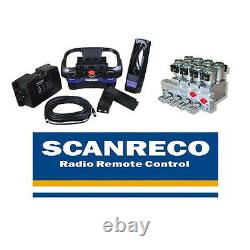 Scanreco RC400 Radio Remote Control Systems 4 FUNCTIONS for manual valve EFFER