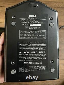 Sega Genesis CDX CD System Console Tested & Working Power Cord & Controller