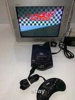 Sega Genesis CDX System Console OEM Power Supply AV Cable 6-Button Controller #1