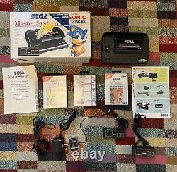 Sega Master System Console sonic Boxed Controller