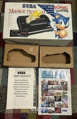 Sega Master System Console sonic Boxed Controller