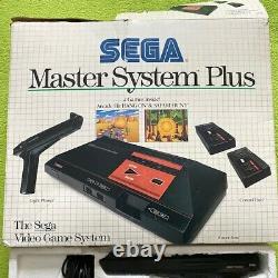 Sega Master System Plus Konsole mit OVP + 2 Controller + Light Phaser