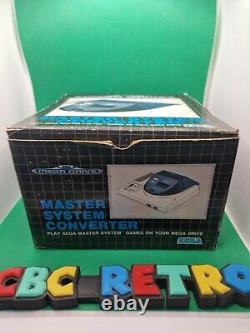 Sega Megadrive Master System Converter With Manual Original Box + Foam Inlay