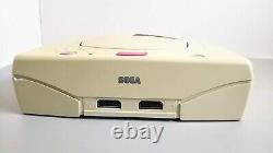 Sega Saturn White Console with 2 controllers Japanese SS system Bundle SS808