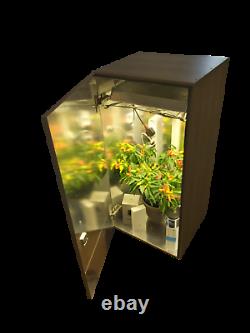 Smart Stealth Grow Box System Led 600w Plant Sensors & Lights Remote Control