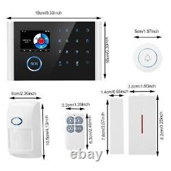 Smart Wireless Home Security WiFi App Control Burglar House Office Alarm System