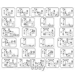 Solar Controller, Solar for Thermal Solar System Incl. 27 Anlageschema