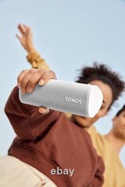 Sonos Roam White Certified Refurbished Portable Smart Speaker Bluetooth-WiFi
