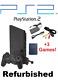 Sony Ps2 Slim Black Playstation 2 Console System Bundle Controller Cords Memory